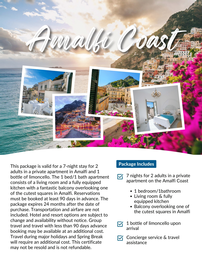 Amalfi Coast for 2 202//261